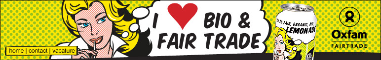 Limonade bio commerce équitable bannière I Love Bio & Fair Trade